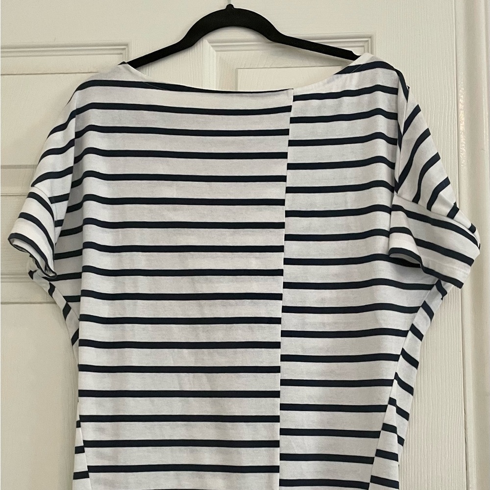 BNWT Burberry Short Sleeve Striped Jersey Dress